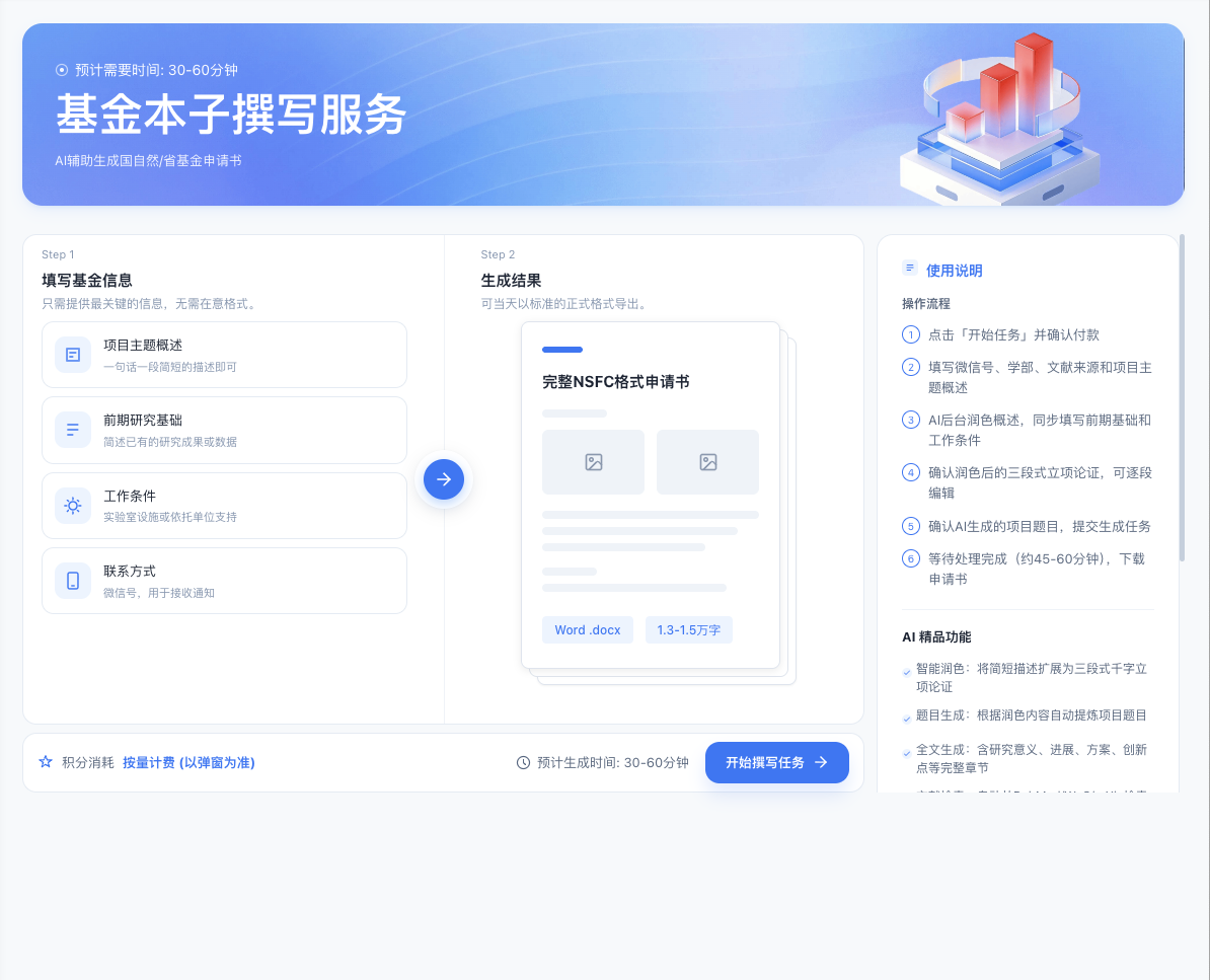 WIZORA 基金生成界面