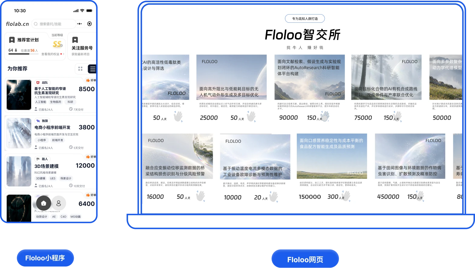 Floloo 智交所小程序与网页端